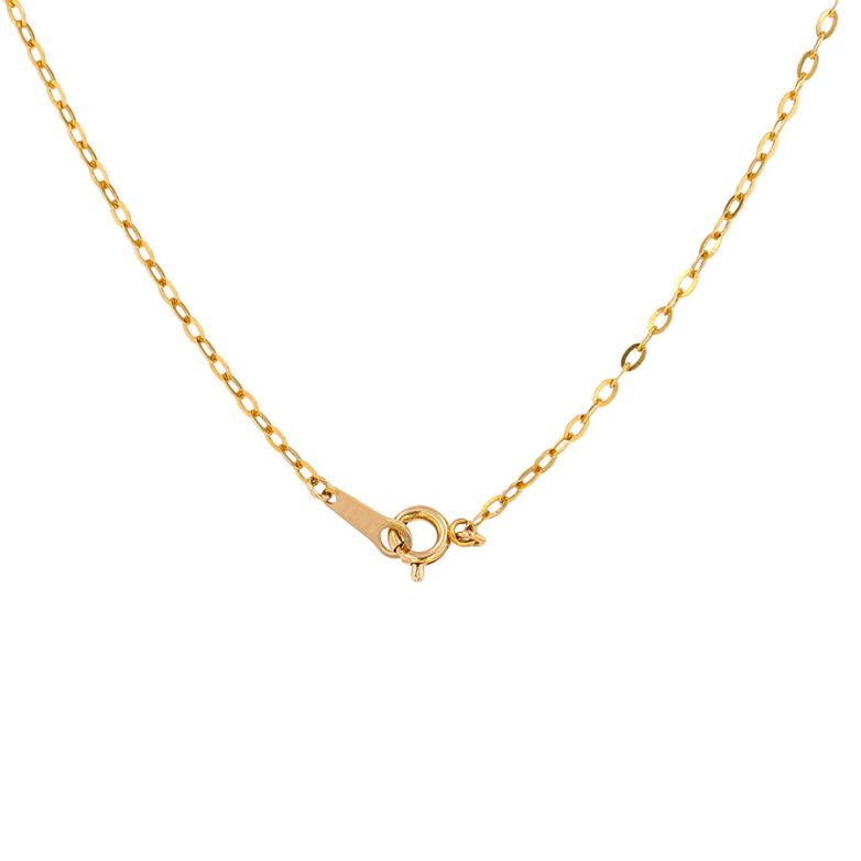 collier or jaune diamant,P.fine jade