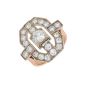 Bague 2 ors diamant(s) t. ancienne Vintage