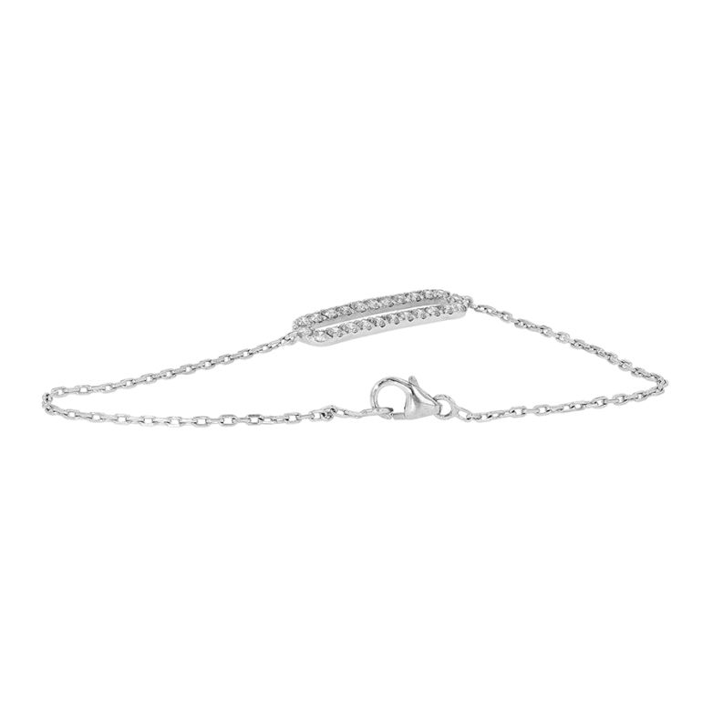 Bracelet or gris diamant (s) 