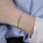 Bracelet or gris diamant (s) 