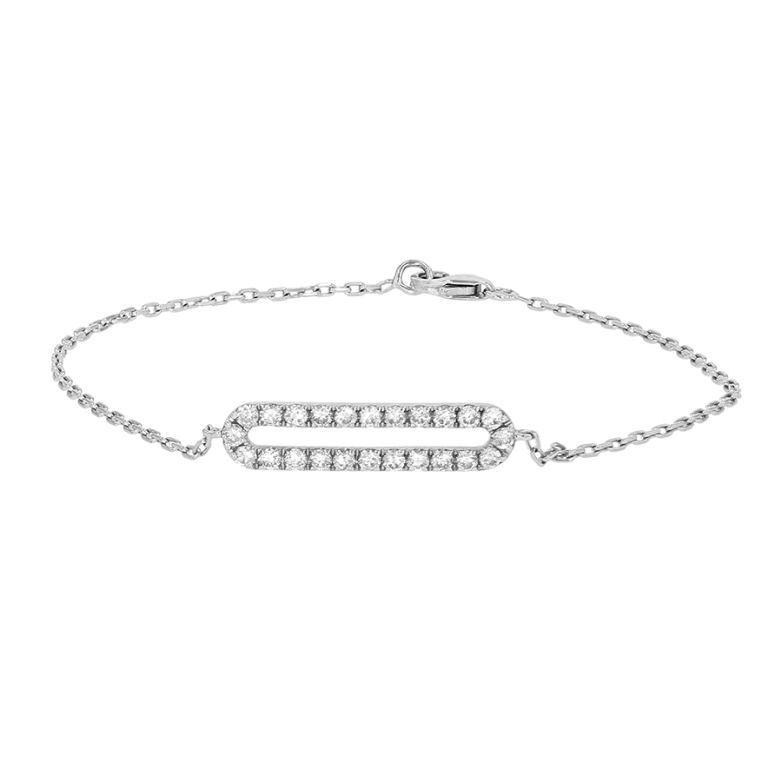 Bracelet or gris diamant (s)