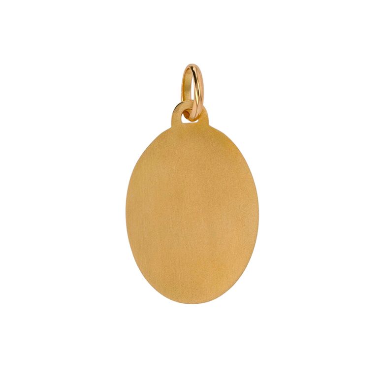 médaille or jaune 