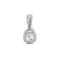 Pendentif or gris diamant (s) 