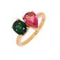 Bague or jaune Saphir et tourmaline