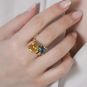 Bague or jaune Pierres Fines 