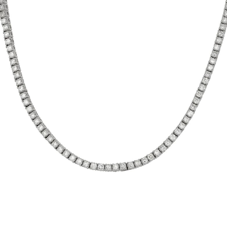 collier or gris diamant (s)