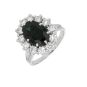 Bague or gris saphir et diamant(s) Vintage