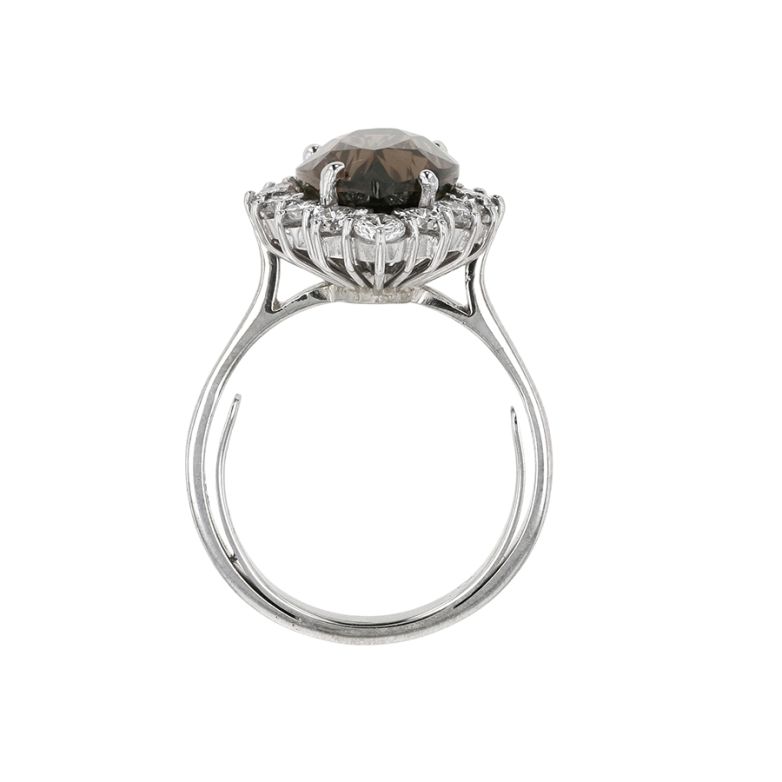 Bague or gris diamant (s) Vintage 