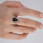 Bague or gris diamant (s) Vintage 