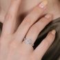 Bague or gris diamant (s) 