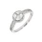 Bague or gris diamant (s)