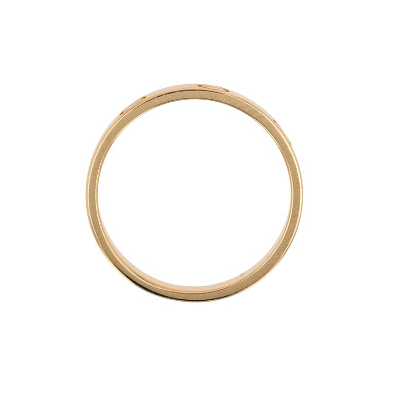 Alliance or jaune signé CARTIER