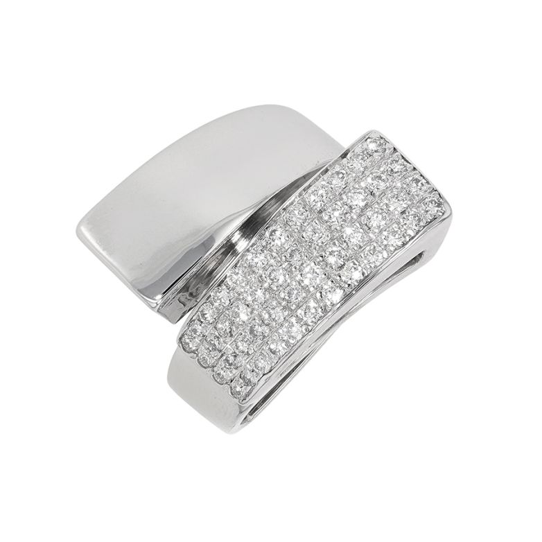 Bague or gris diamant (s)