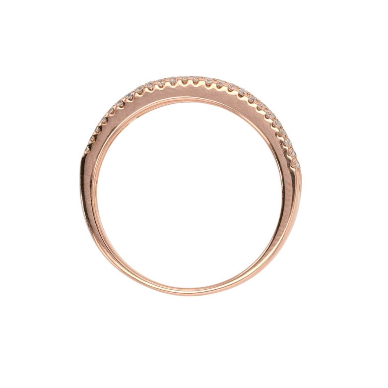Bague or rosesaphir et diamant(s) 