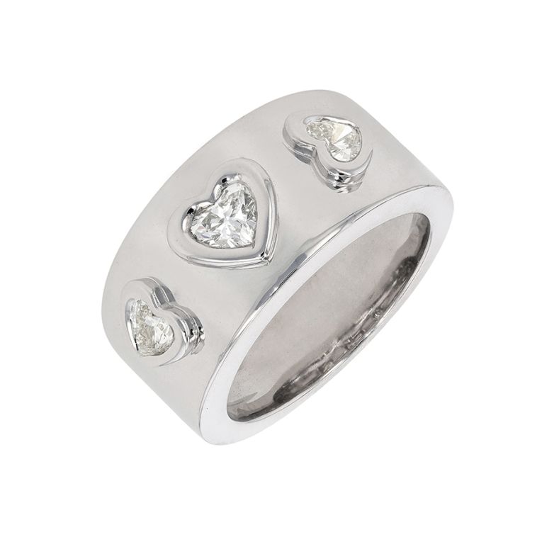 Bague or gris diamant (s)