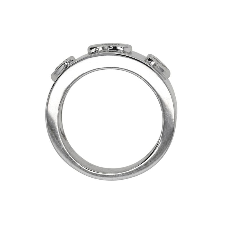 Bague or gris diamant (s) 