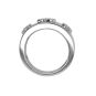Bague or gris diamant (s) 