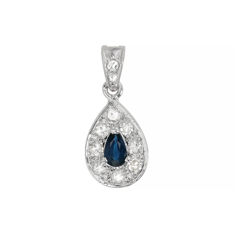 Pendentif saphir 0.21 carat...