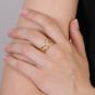 Bague or jaune 