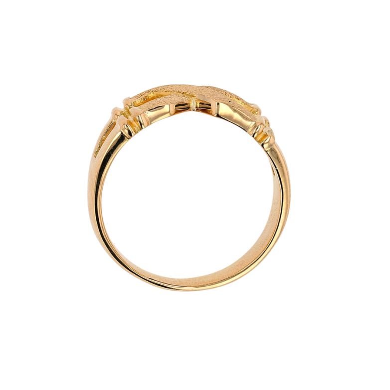 Bague or jaune 