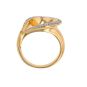 Bague or jaune diamant (s) 