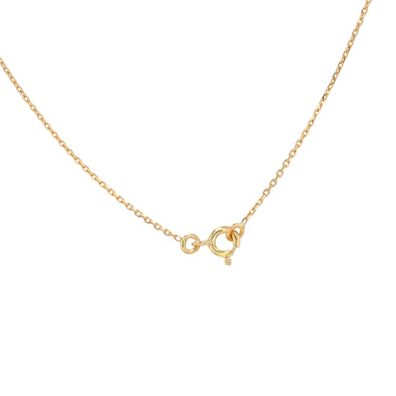collier or jaune émeraude et diamant(s) 