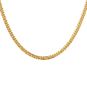 Collier maille anglaise or jaune