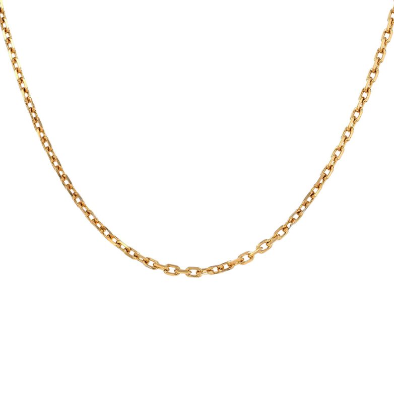 Chaine maille forçat or jaune
