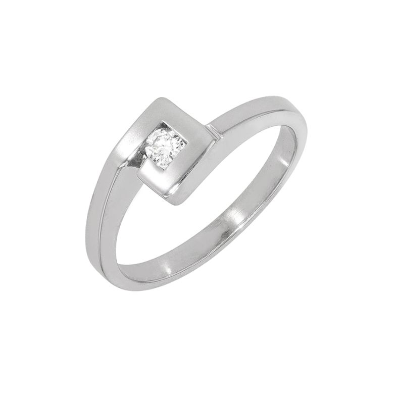Solitaireor gris diamant (s)