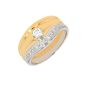Bague or bicolore diamant (s)