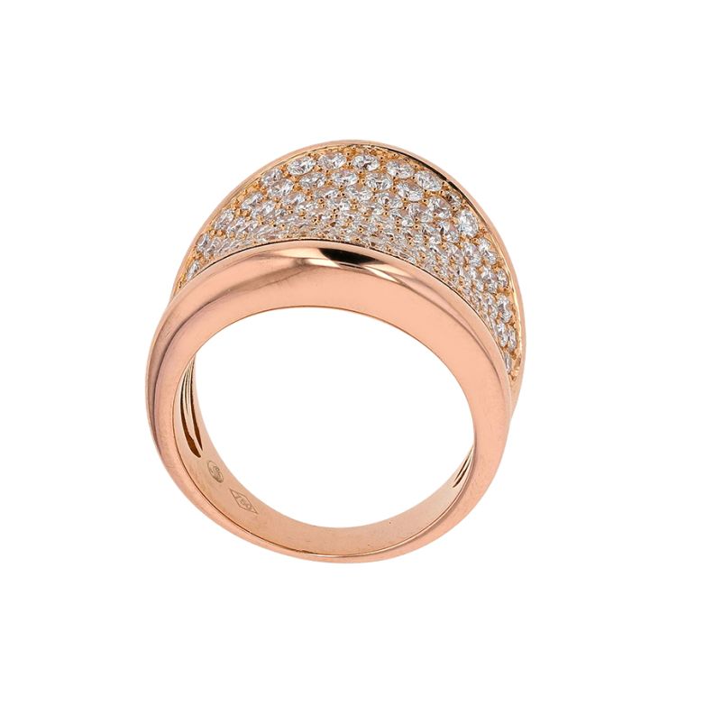 Bague or rosediamant (s) 