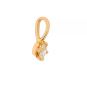 pendentif or jaune diamant 