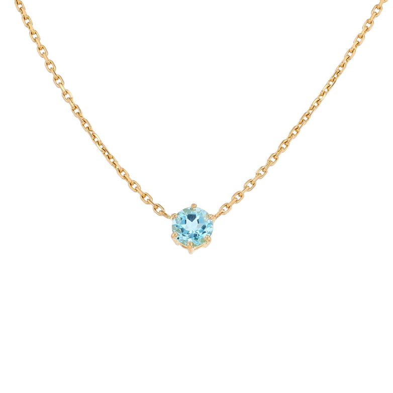 collier or jaune Topaze