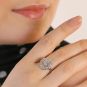 Bague Platine diamant (s) Vintage 