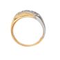 Bague or bicolore diamant (s) 