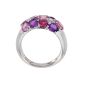 Bague or gris Pierres Fines 