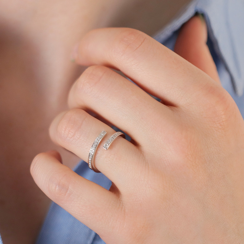 Bague diamants 0.12 carat...