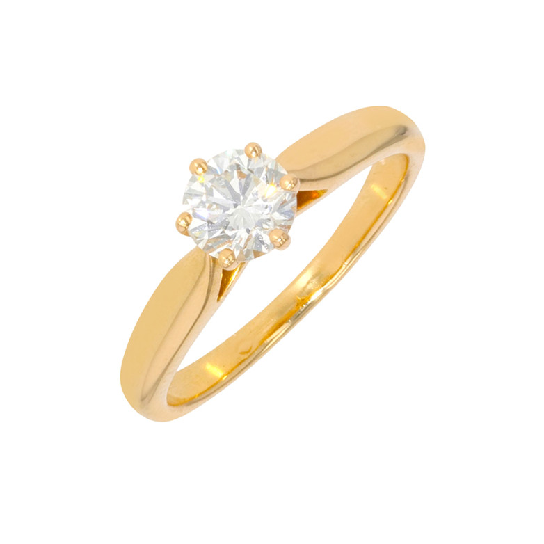Solitaire diamant 0.76...