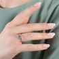 Bague or jaune saphir et diamant(s) 