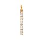 Pendentif or jaune diamant (s) 