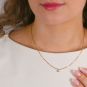 collier or jaune diamant (s) 