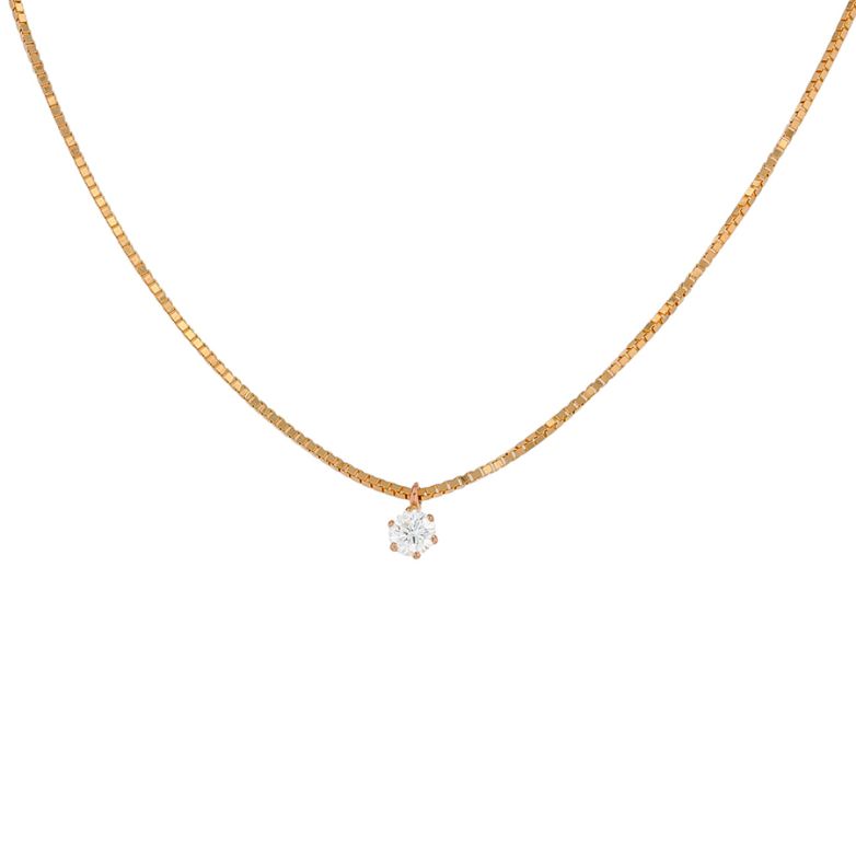 collier or jaune diamant (s)