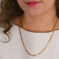 Chaine maille gourmette or jaune 