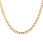 Chaine maille gourmette or jaune