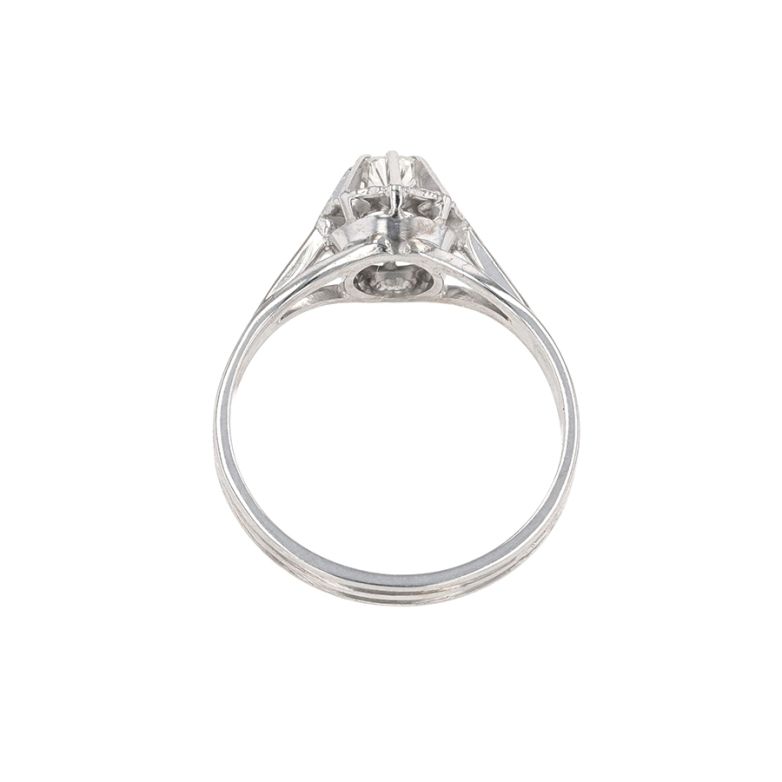 Solitaireor gris diamant (s) Vintage 