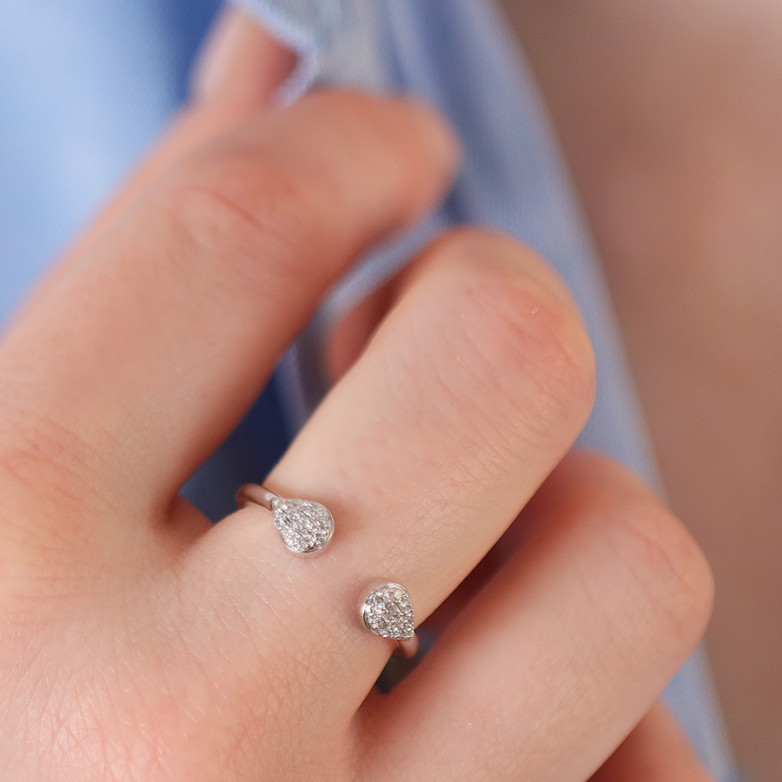 Bague diamants 0.20 carat...