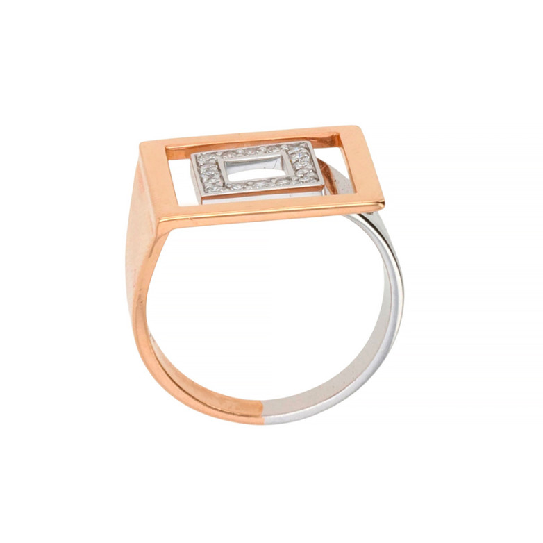Bague diamants 0.16 carat 2...