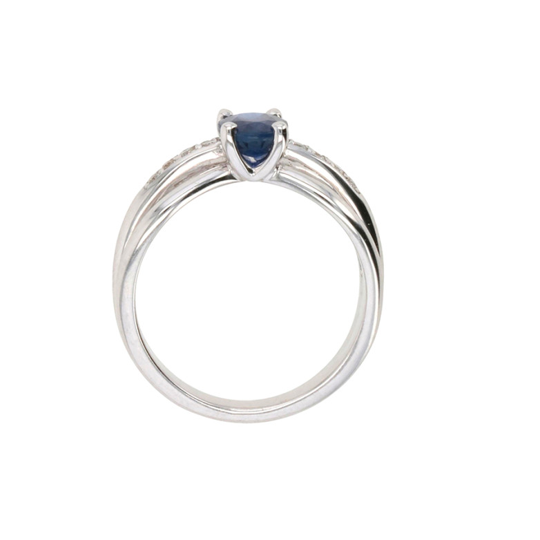 Bague saphir 1.10 carat et...