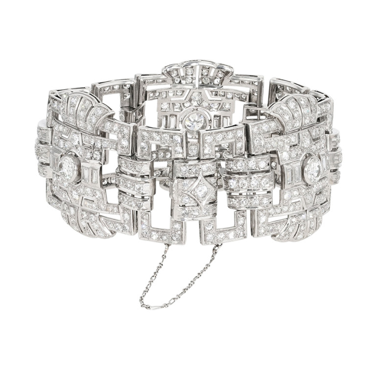 Bracelet ancien diamants...