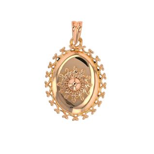 Pendentif or jaune
